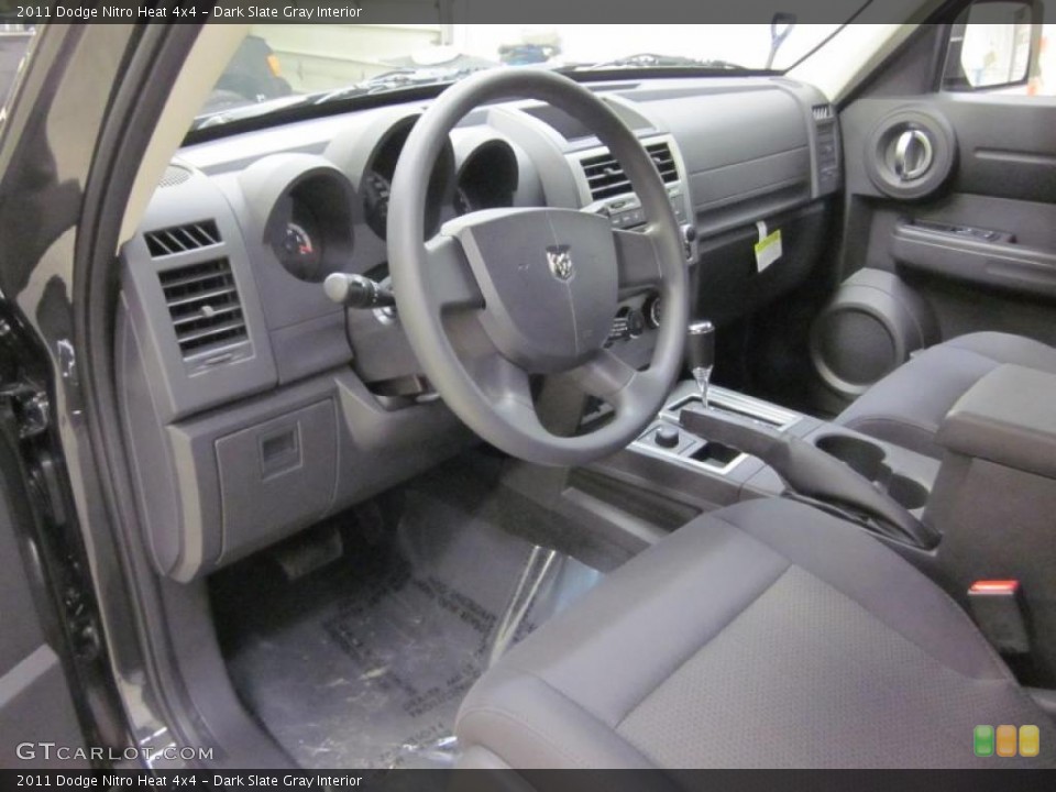 Dark Slate Gray Interior Prime Interior for the 2011 Dodge Nitro Heat 4x4 #46675697