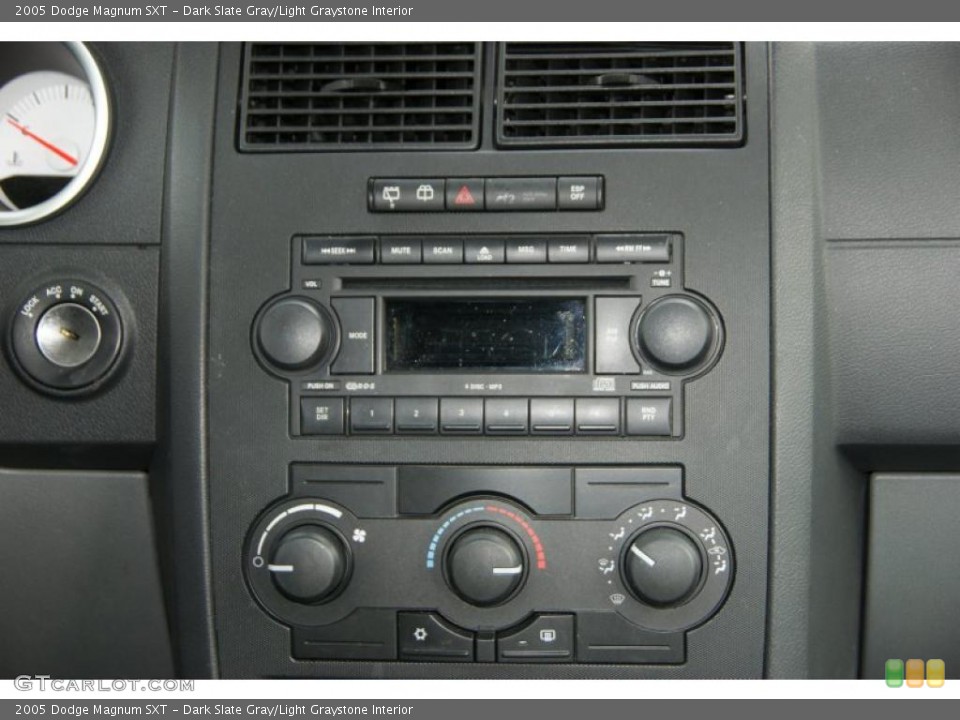 Dark Slate Gray/Light Graystone Interior Controls for the 2005 Dodge Magnum SXT #46675724