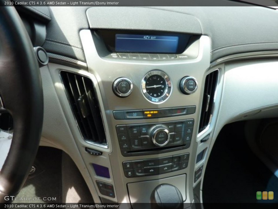 Light Titanium/Ebony Interior Controls for the 2010 Cadillac CTS 4 3.6 AWD Sedan #46675913