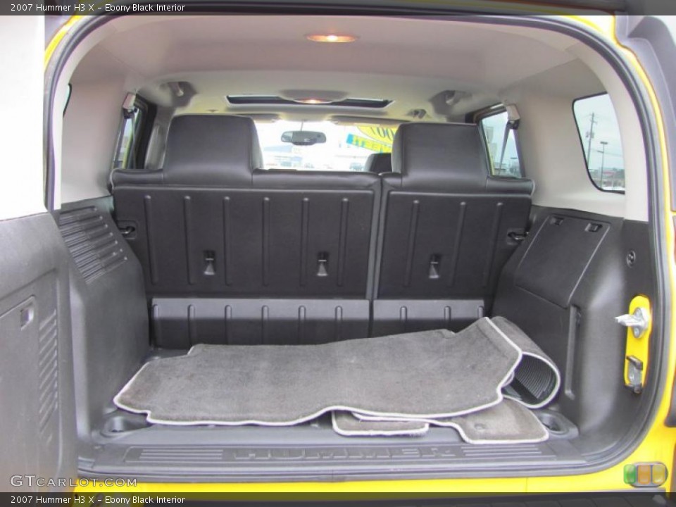 Ebony Black Interior Trunk for the 2007 Hummer H3 X #46676108