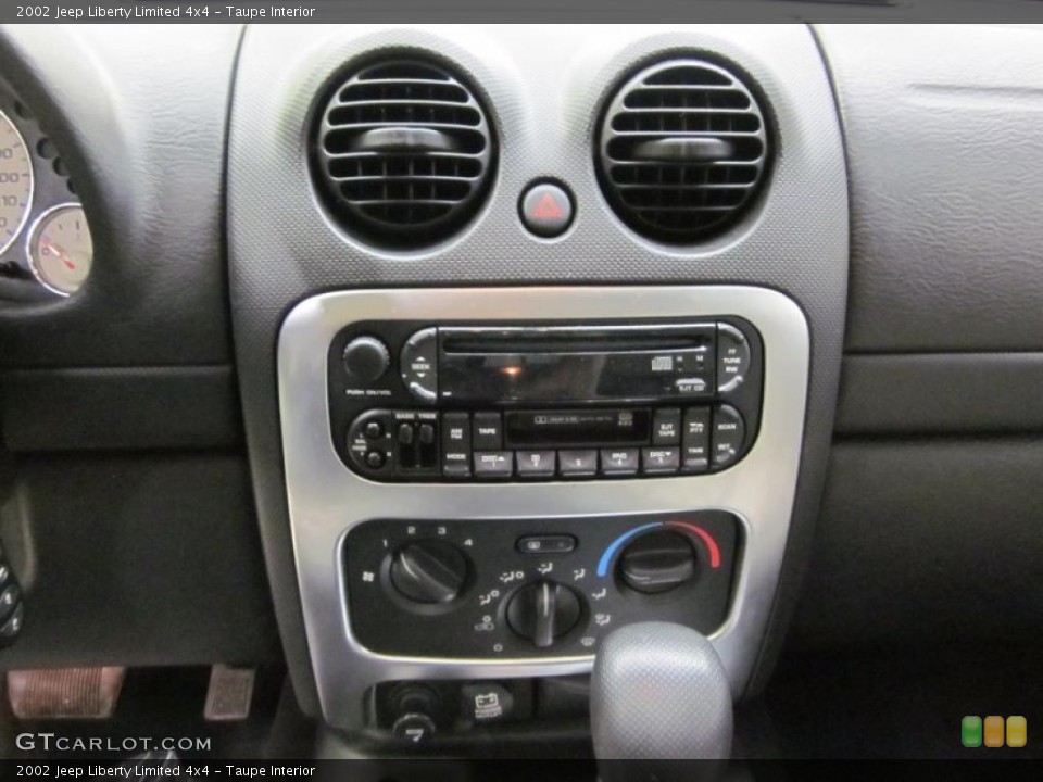 Taupe Interior Controls for the 2002 Jeep Liberty Limited 4x4 #46676465