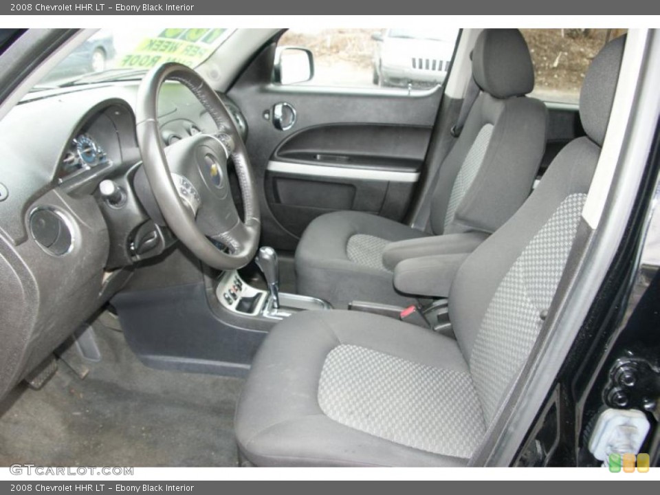 Ebony Black Interior Photo for the 2008 Chevrolet HHR LT #46676765