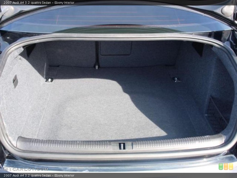Ebony Interior Trunk for the 2007 Audi A4 3.2 quattro Sedan #46677392