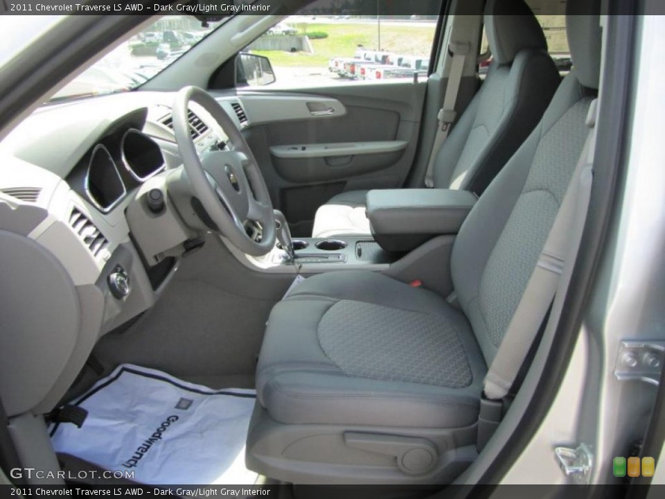 Dark Gray/Light Gray Interior Photo for the 2011 Chevrolet Traverse LS AWD #46678130