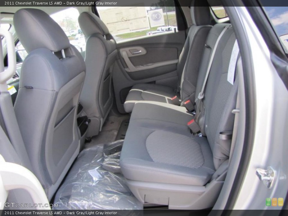 Dark Gray/Light Gray Interior Photo for the 2011 Chevrolet Traverse LS AWD #46678151