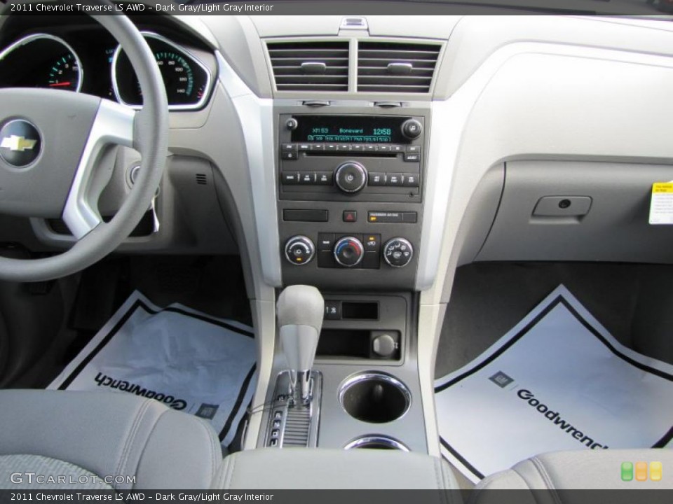 Dark Gray/Light Gray Interior Dashboard for the 2011 Chevrolet Traverse LS AWD #46678193