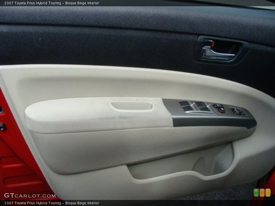 Bisque Beige Interior Door Panel for the 2007 Toyota Prius Hybrid Touring #46678337