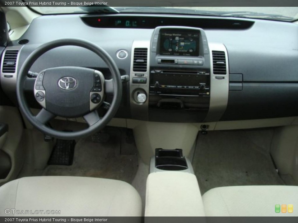 Bisque Beige Interior Dashboard for the 2007 Toyota Prius Hybrid Touring #46678376
