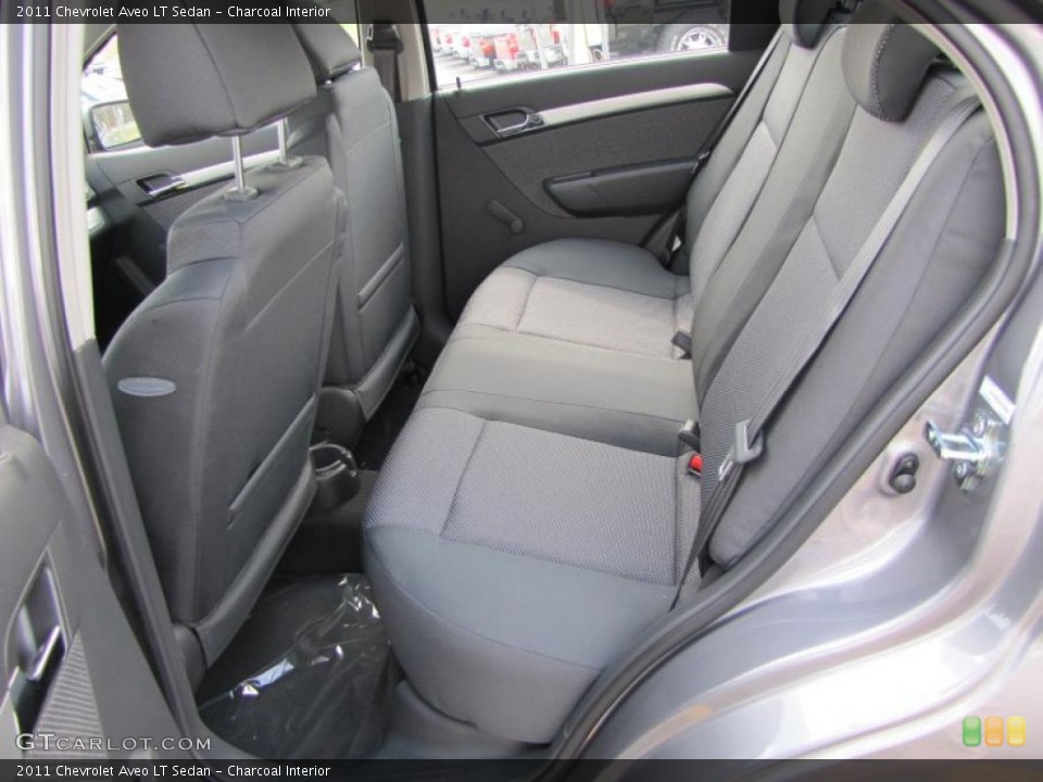 Charcoal Interior Photo for the 2011 Chevrolet Aveo LT Sedan #46678829