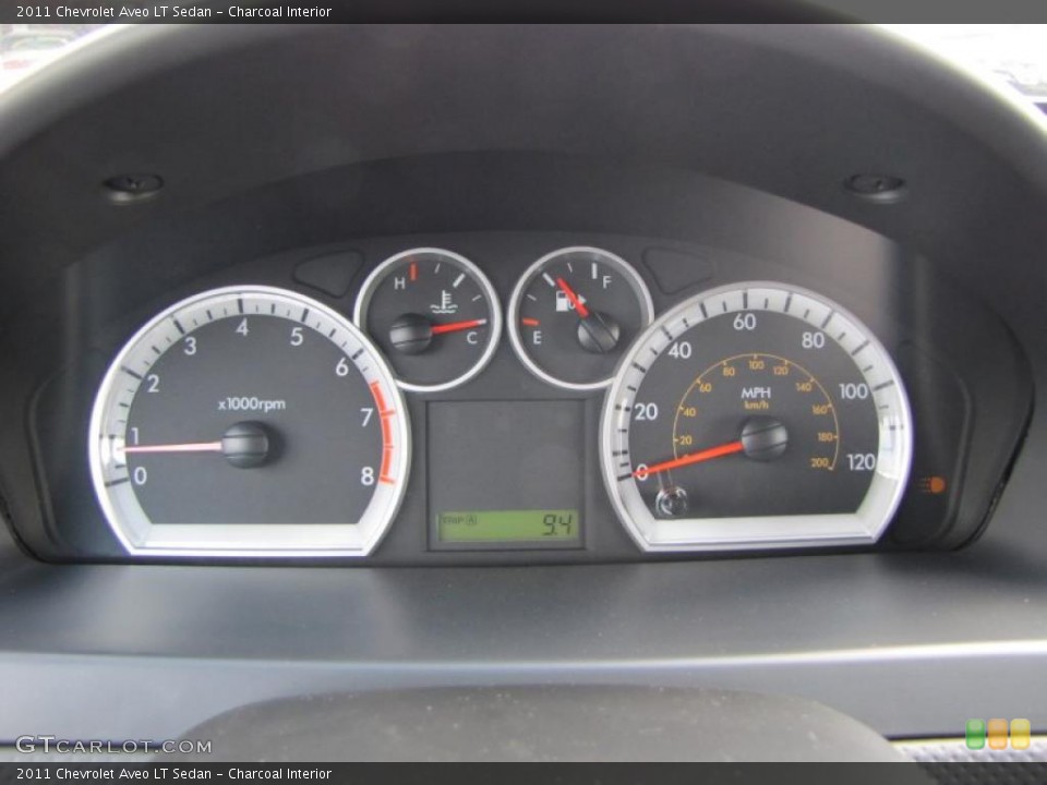 Charcoal Interior Gauges for the 2011 Chevrolet Aveo LT Sedan #46678880
