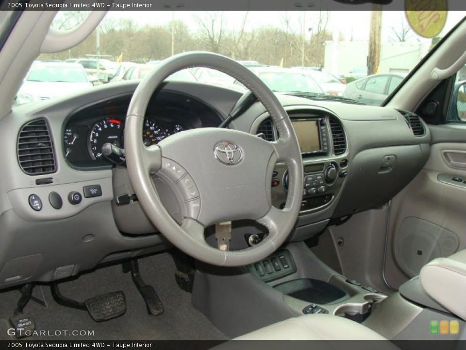 Taupe Interior Dashboard for the 2005 Toyota Sequoia Limited 4WD #46679525