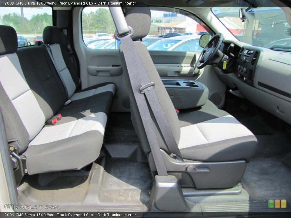 Dark Titanium Interior Photo for the 2009 GMC Sierra 1500 Work Truck Extended Cab #46679867