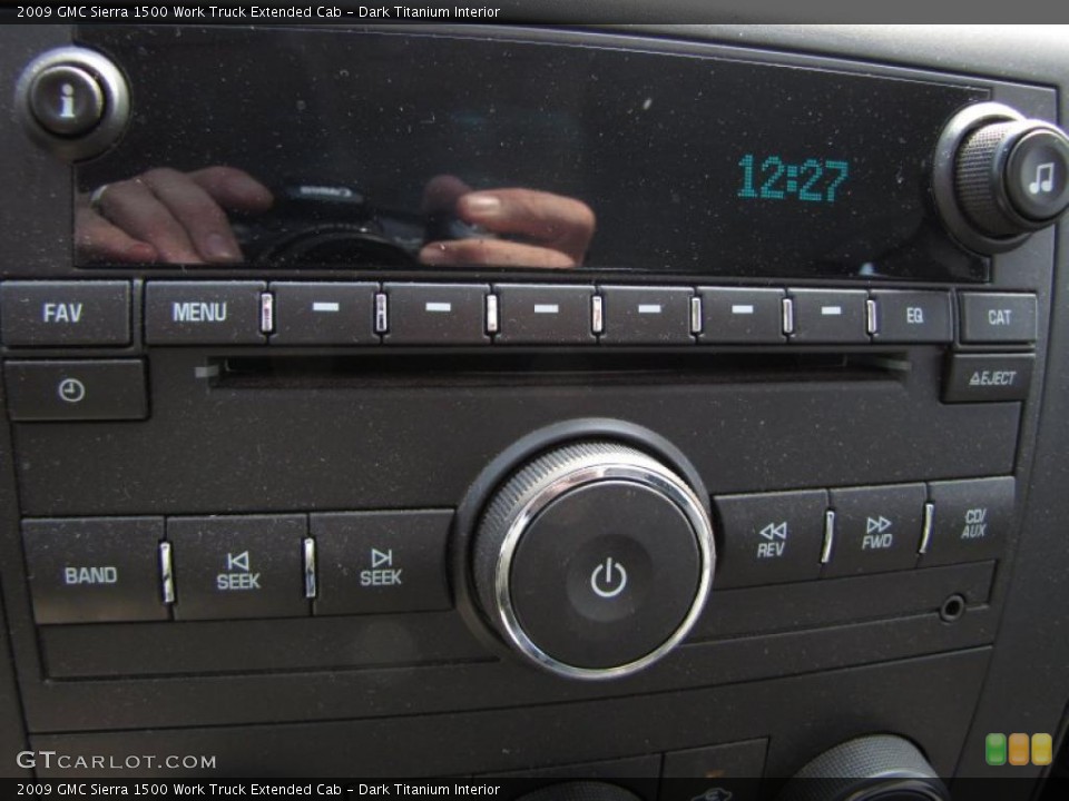 Dark Titanium Interior Controls for the 2009 GMC Sierra 1500 Work Truck Extended Cab #46679927