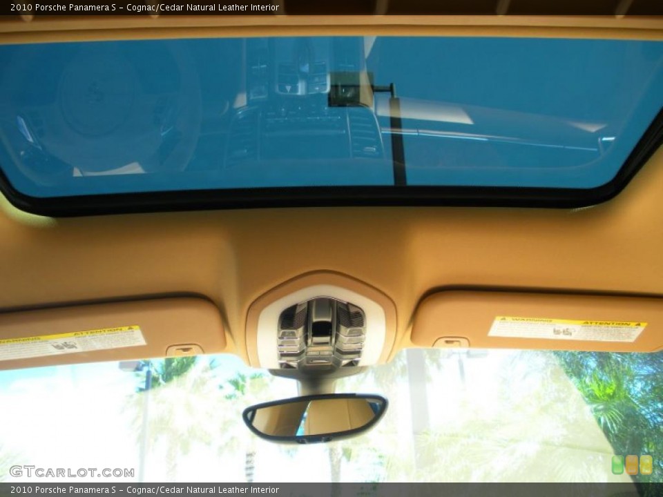 Cognac/Cedar Natural Leather Interior Sunroof for the 2010 Porsche Panamera S #46680329