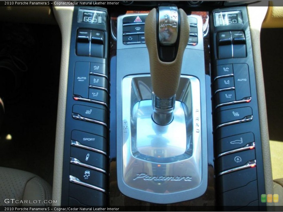 Cognac/Cedar Natural Leather Interior Transmission for the 2010 Porsche Panamera S #46680422