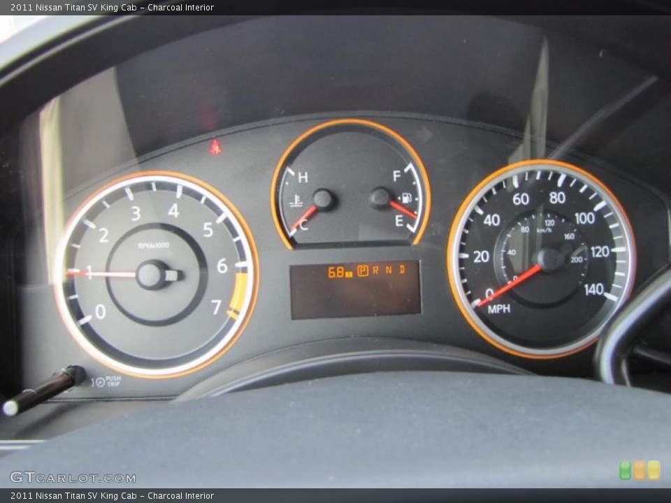 Charcoal Interior Gauges for the 2011 Nissan Titan SV King Cab #46680734