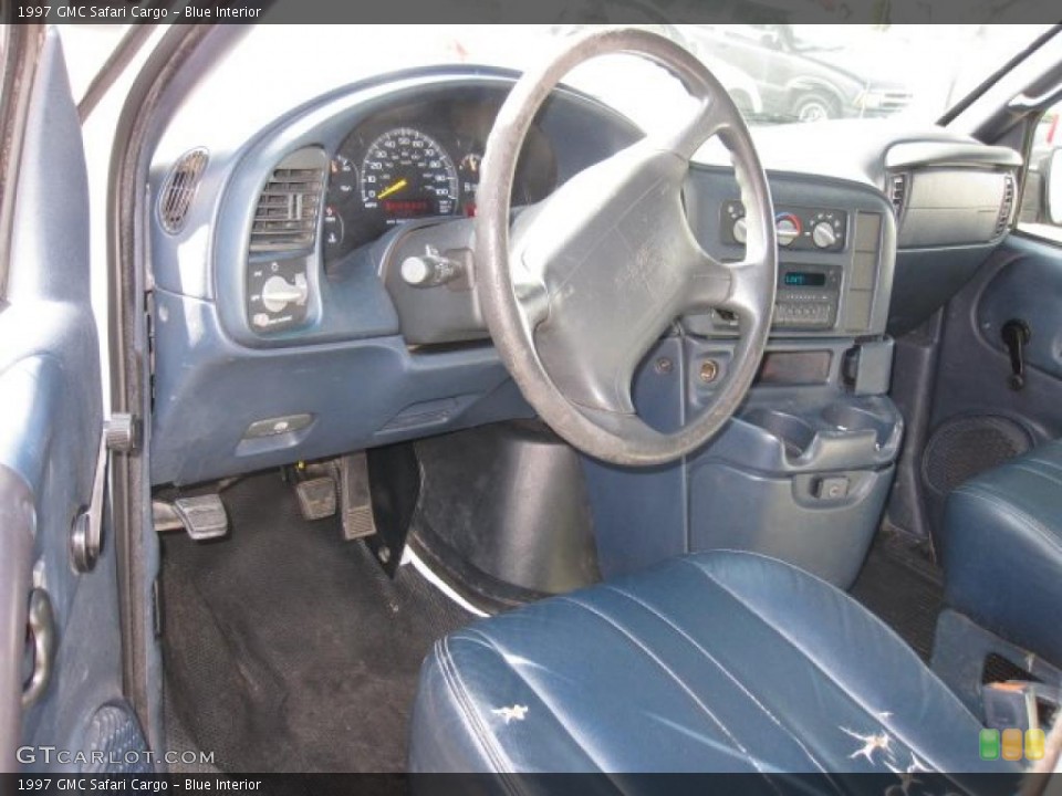 Blue 1997 GMC Safari Interiors