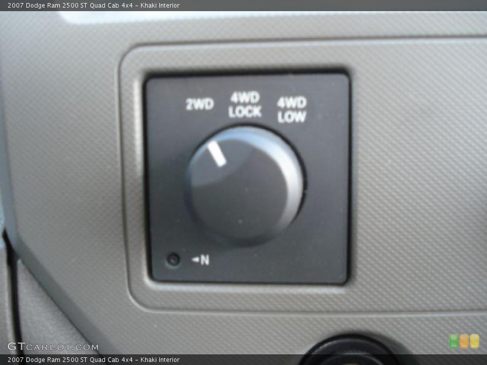 Khaki Interior Controls for the 2007 Dodge Ram 2500 ST Quad Cab 4x4 #46681229