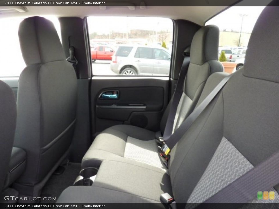 Ebony Interior Photo for the 2011 Chevrolet Colorado LT Crew Cab 4x4 #46681802