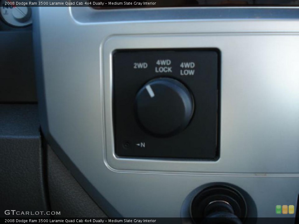 Medium Slate Gray Interior Controls for the 2008 Dodge Ram 3500 Laramie Quad Cab 4x4 Dually #46682087