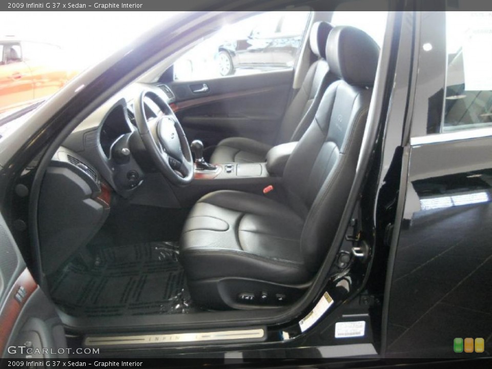 Graphite Interior Photo for the 2009 Infiniti G 37 x Sedan #46683602