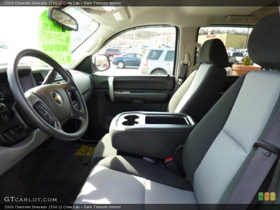 Dark Titanium Interior Photo for the 2009 Chevrolet Silverado 1500 LS Crew Cab #46683620
