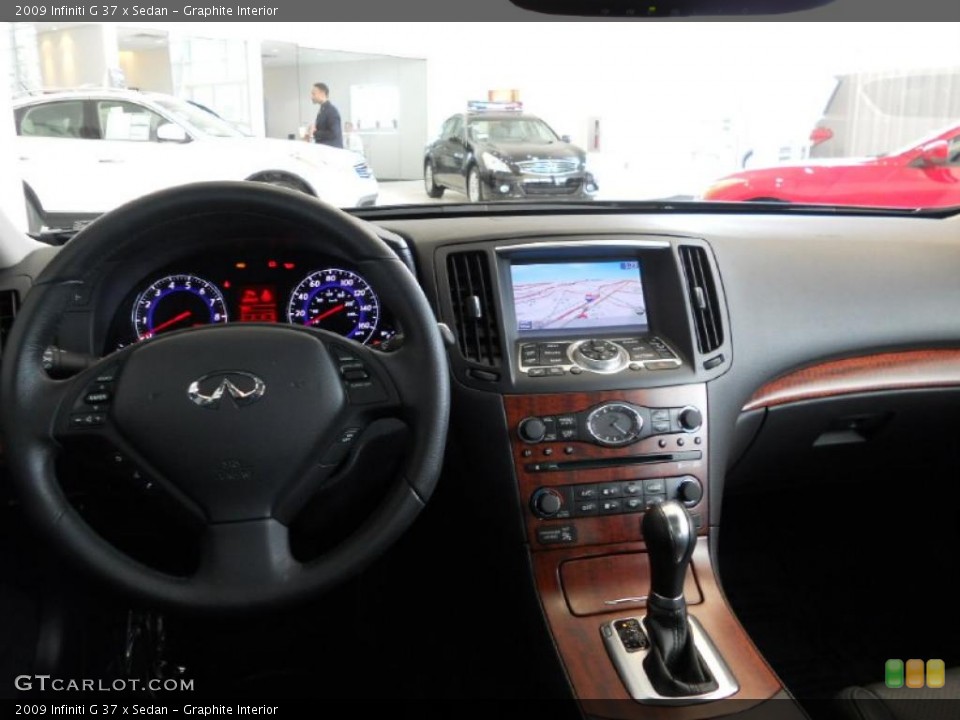 Graphite Interior Navigation for the 2009 Infiniti G 37 x Sedan #46683692