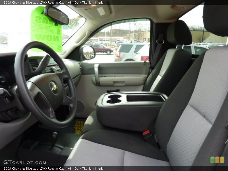 Dark Titanium Interior Photo for the 2009 Chevrolet Silverado 1500 Regular Cab 4x4 #46684859