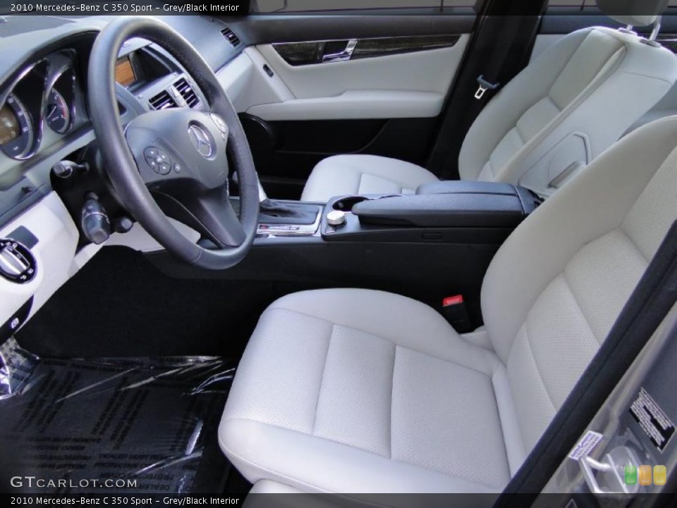 Grey/Black Interior Photo for the 2010 Mercedes-Benz C 350 Sport #46685669