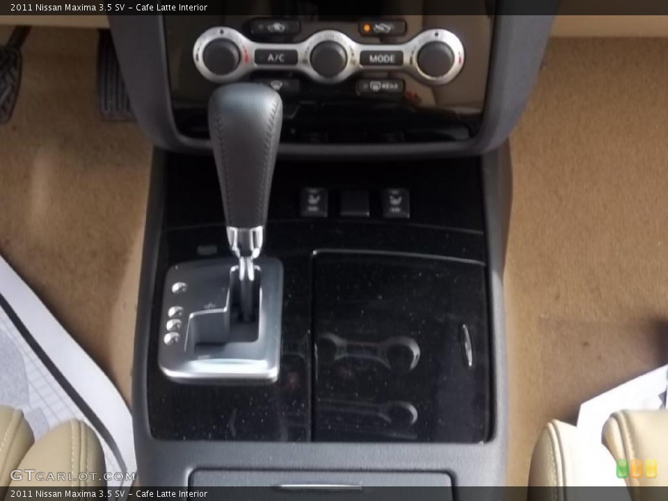 Cafe Latte Interior Transmission for the 2011 Nissan Maxima 3.5 SV #46685804