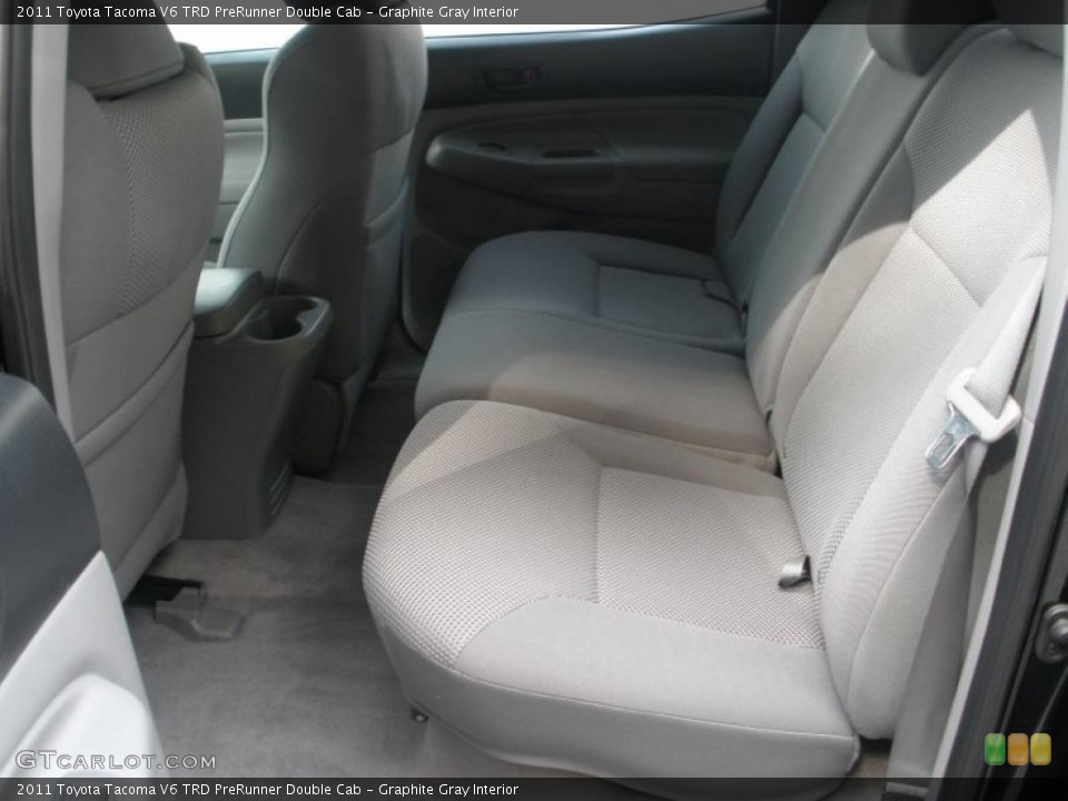 Graphite Gray Interior Photo for the 2011 Toyota Tacoma V6 TRD PreRunner Double Cab #46686344