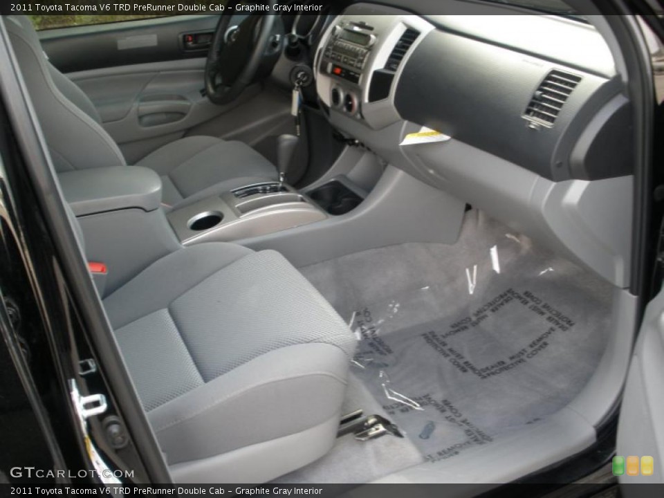 Graphite Gray Interior Photo for the 2011 Toyota Tacoma V6 TRD PreRunner Double Cab #46686371