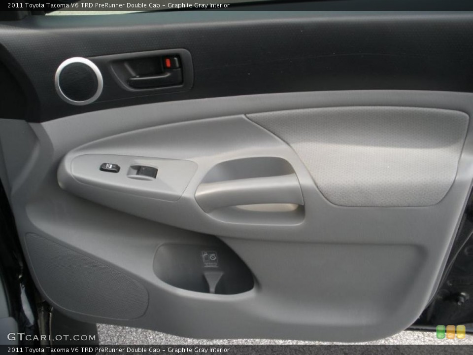 Graphite Gray Interior Door Panel for the 2011 Toyota Tacoma V6 TRD PreRunner Double Cab #46686383