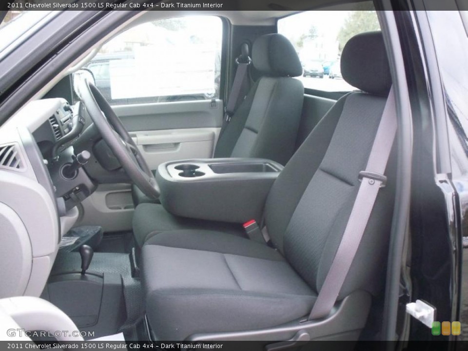 Dark Titanium Interior Photo for the 2011 Chevrolet Silverado 1500 LS Regular Cab 4x4 #46686590