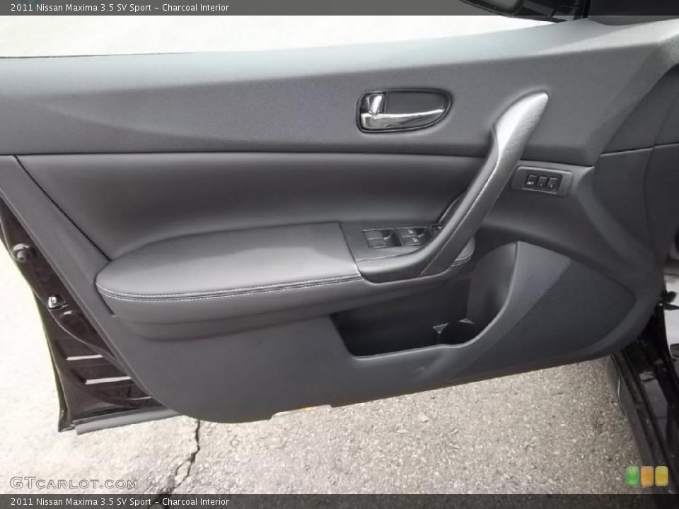Charcoal Interior Door Panel for the 2011 Nissan Maxima 3.5 SV Sport #46686614