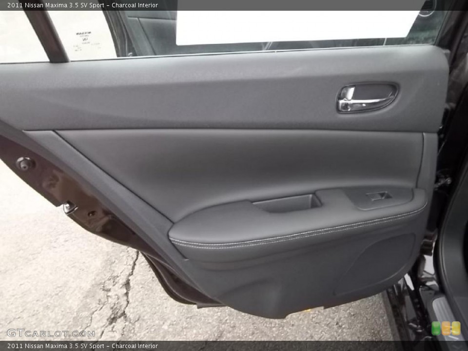 Charcoal Interior Door Panel for the 2011 Nissan Maxima 3.5 SV Sport #46686656