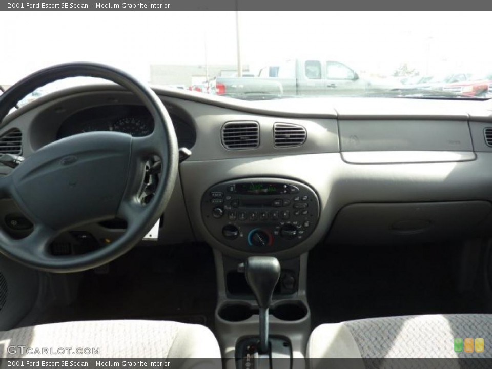 Medium Graphite Interior Dashboard for the 2001 Ford Escort SE Sedan #46686713