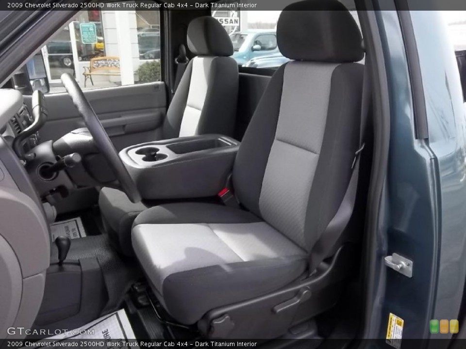 Dark Titanium Interior Photo for the 2009 Chevrolet Silverado 2500HD Work Truck Regular Cab 4x4 #46688360