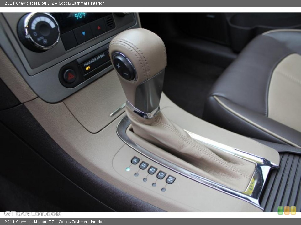 Cocoa/Cashmere Interior Transmission for the 2011 Chevrolet Malibu LTZ #46689027