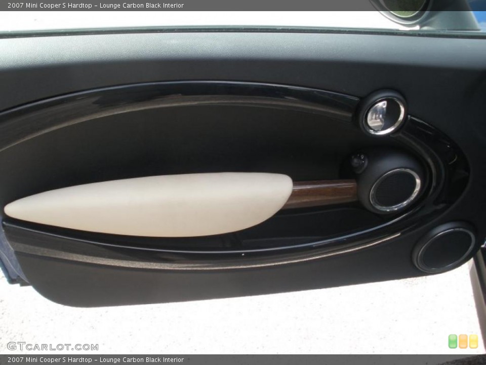 Lounge Carbon Black Interior Door Panel for the 2007 Mini Cooper S Hardtop #46689266