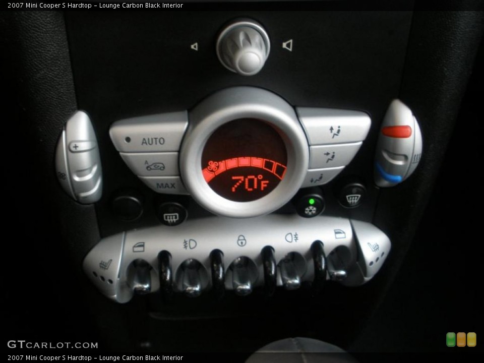 Lounge Carbon Black Interior Controls for the 2007 Mini Cooper S Hardtop #46689350