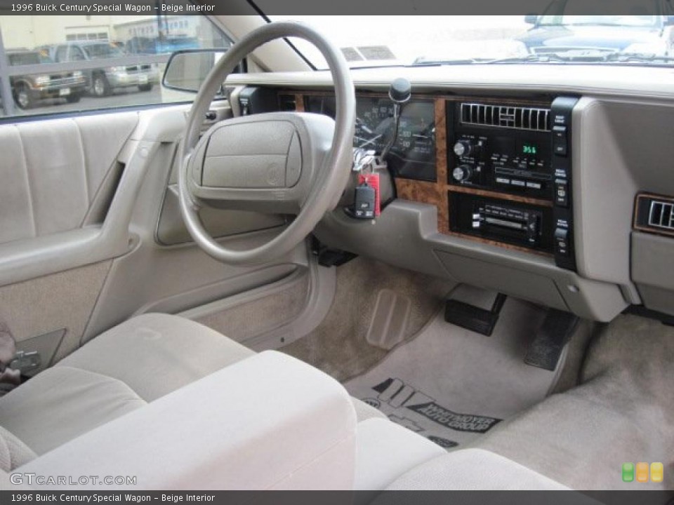 Beige Interior Dashboard for the 1996 Buick Century Special Wagon #46689701