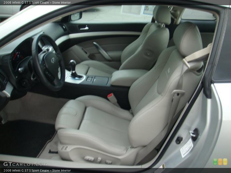 Stone Interior Photo for the 2008 Infiniti G 37 S Sport Coupe #46690079