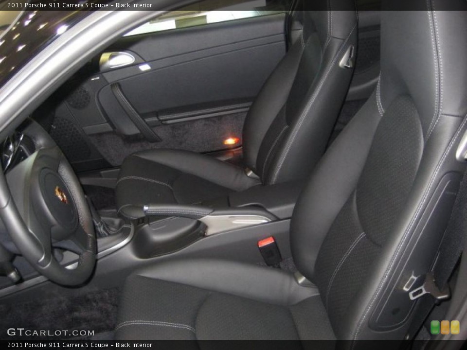 Black Interior Photo for the 2011 Porsche 911 Carrera S Coupe #46690946