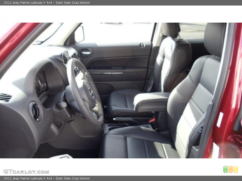 Dark Slate Gray Interior Photo for the 2011 Jeep Patriot Latitude X 4x4 #46691402