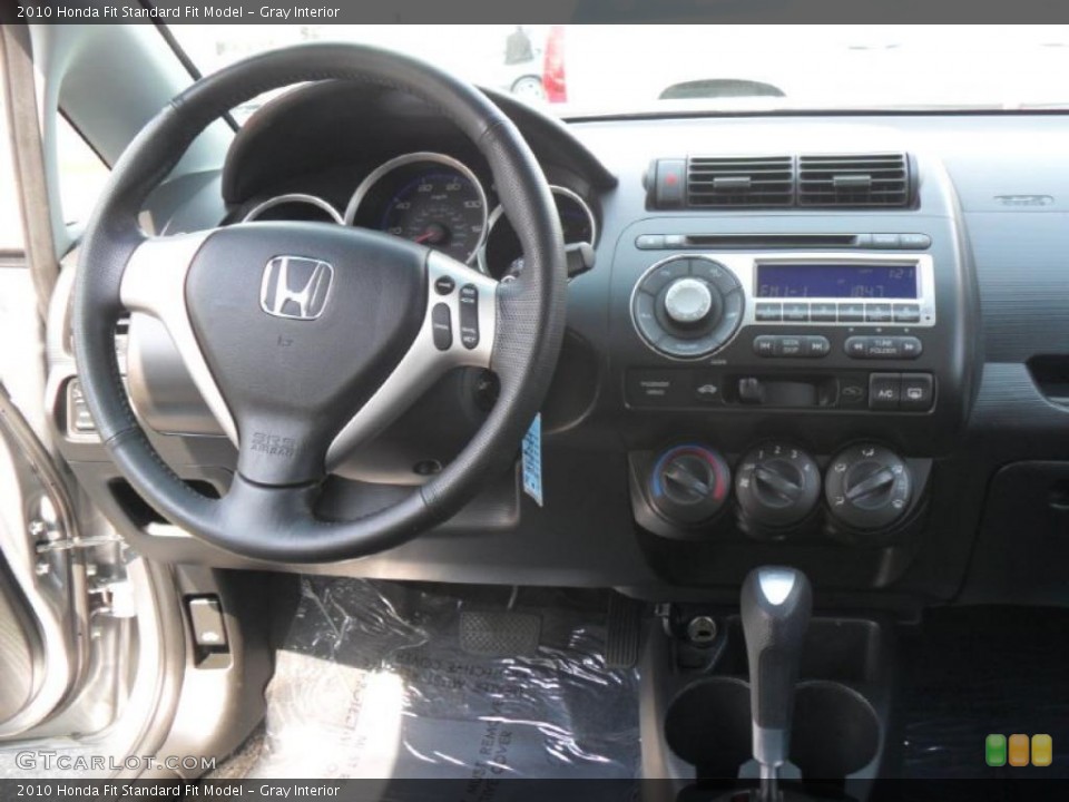 Gray Interior Dashboard for the 2010 Honda Fit  #46691435