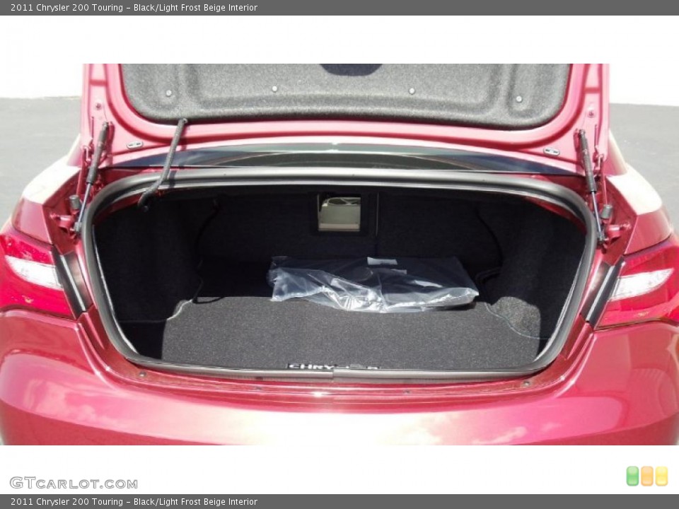 Black/Light Frost Beige Interior Trunk for the 2011 Chrysler 200 Touring #46692098