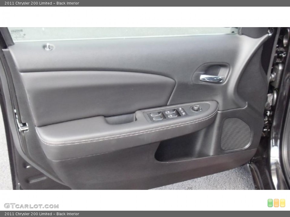 Black Interior Door Panel for the 2011 Chrysler 200 Limited #46692755