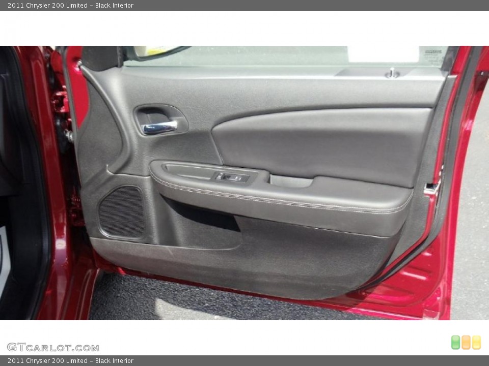 Black Interior Door Panel for the 2011 Chrysler 200 Limited #46693001