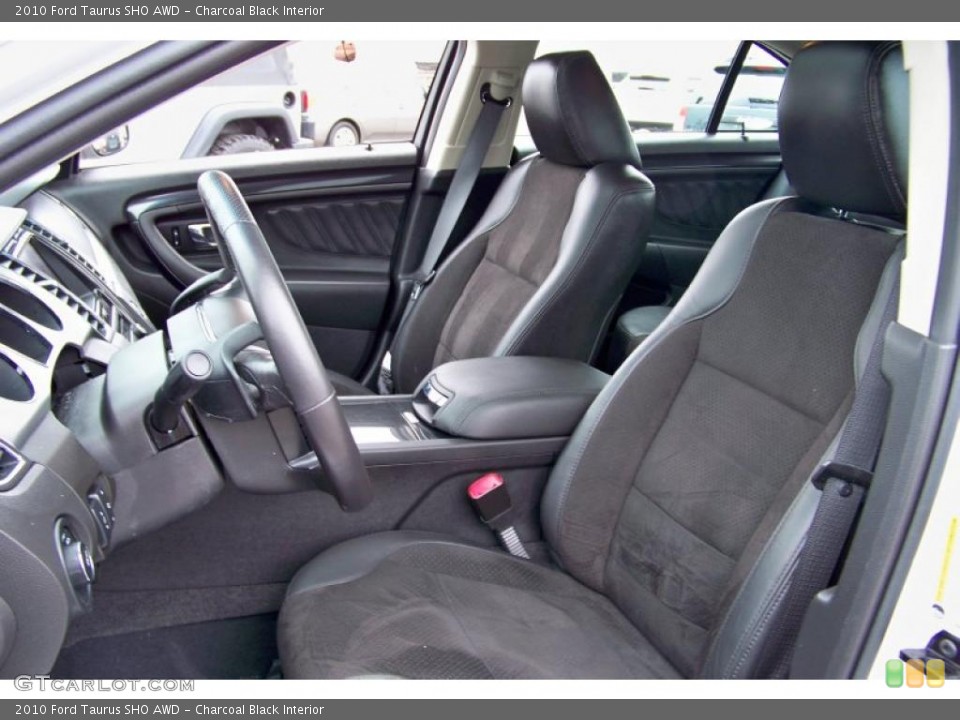Charcoal Black Interior Photo for the 2010 Ford Taurus SHO AWD #46693604